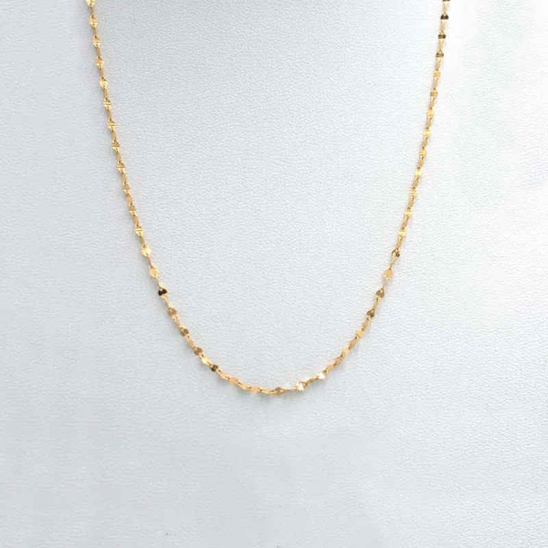Cadena Caffe Oro Amarillo 18k
