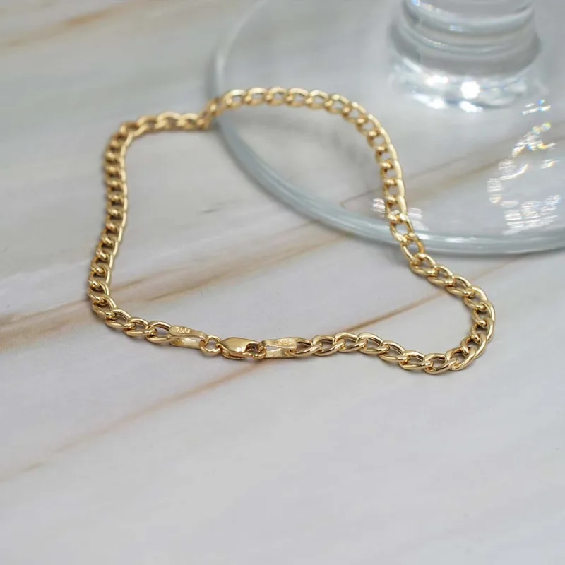 PUL_GRUMETNUEVA3 Pulsera Grumet Oro Amarillo 18k
