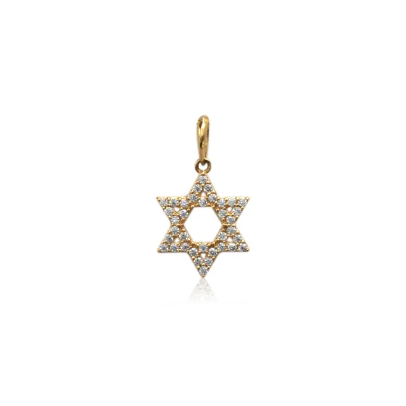 COL_ESTRELLADAVI Colgante Estrella de David Oro 18k