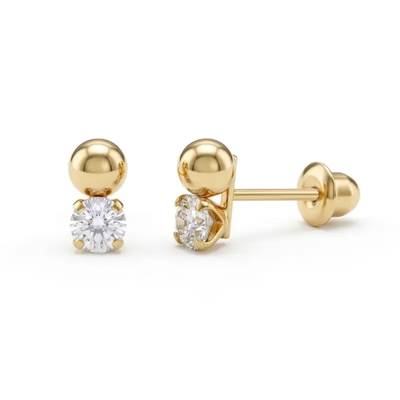 AR_ABbolitacirconOF aro punto de luz oro 18k bebƩ niƱa mujer